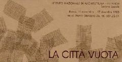 Mostra InArch "La citt vuota"