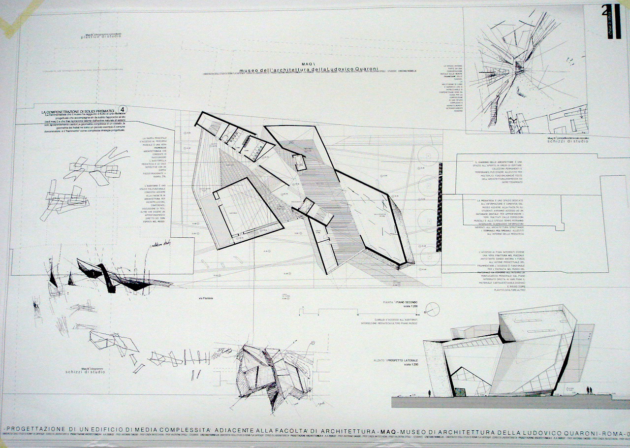 Farinelli LAb IVd Prof. Antonino Saggio Architettura la sapienza Roma 2007