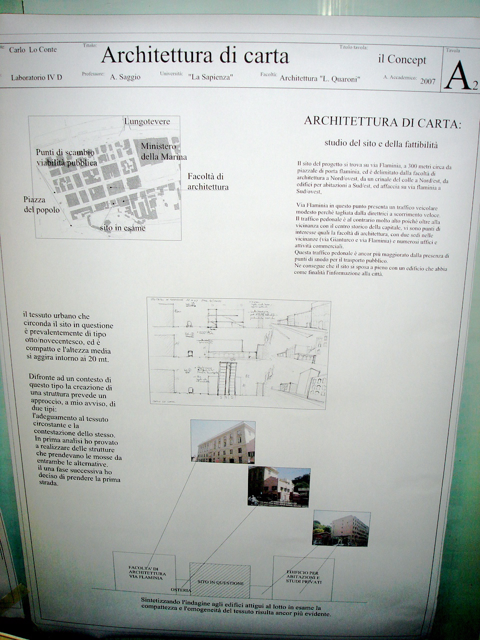 Lo Conte LAb IVd Prof. Antonino Saggio Architettura la sapienza Roma 2007