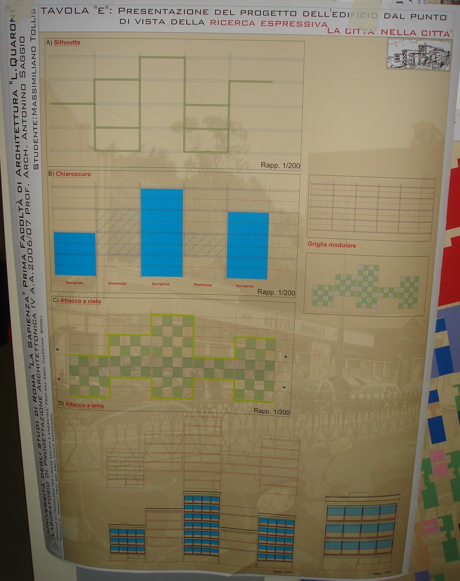 Tollis Lab IVd Prof. Antonino Saggio Architettura la sapienza Roma 2007