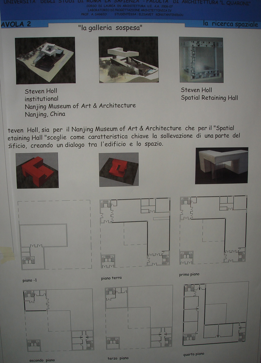 Kostandinos Lab IVd Prof. Antonino Saggio Architettura la sapienza Roma 2007