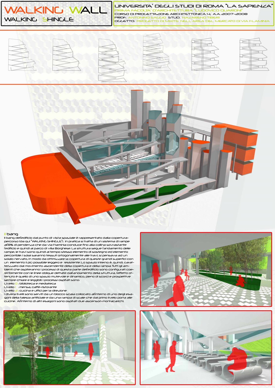 Tiberi LAb IVd Prof. Antonino Saggio Architettura la sapienza Roma 2007