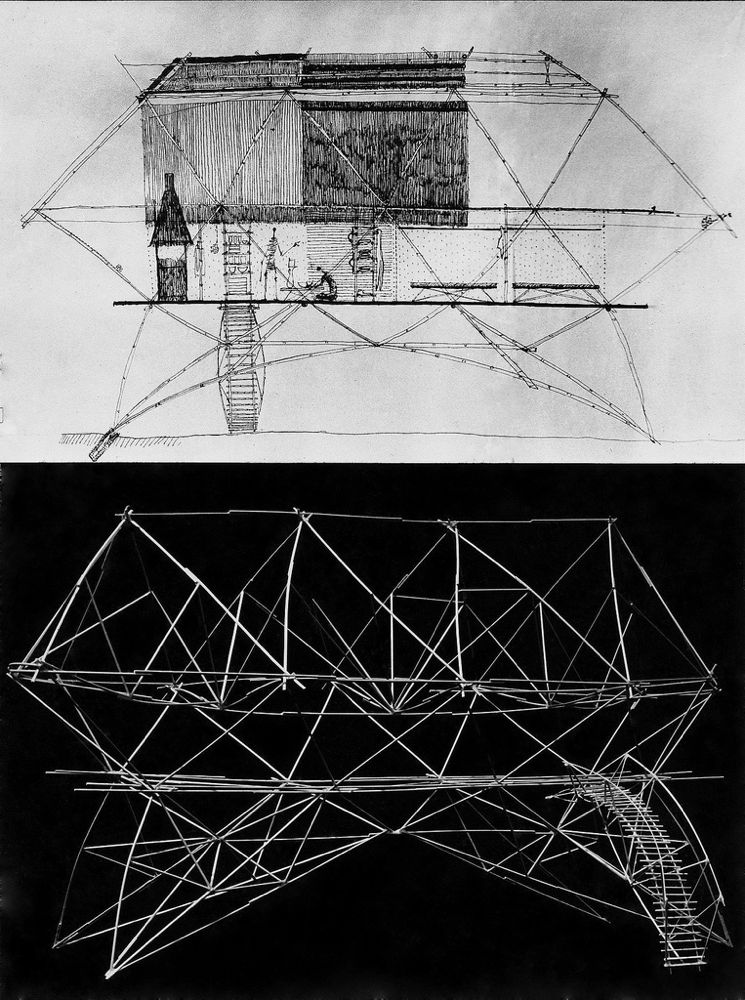 Louis Sauer Tropical Shelter 1950 From Antonino Saggio book on Louis Sauer