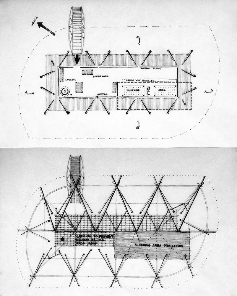 Louis Sauer Tropical Shelter 1950 From Antonino Saggio book on Louis Sauer