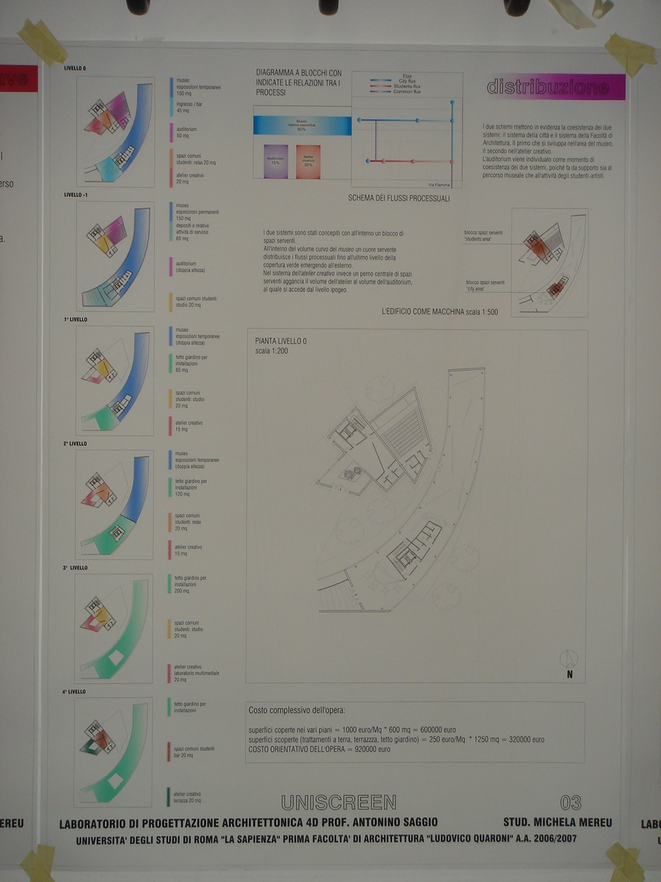 Mereu LAb IVd Prof. Antonino Saggio Architettura la sapienza Roma 2007