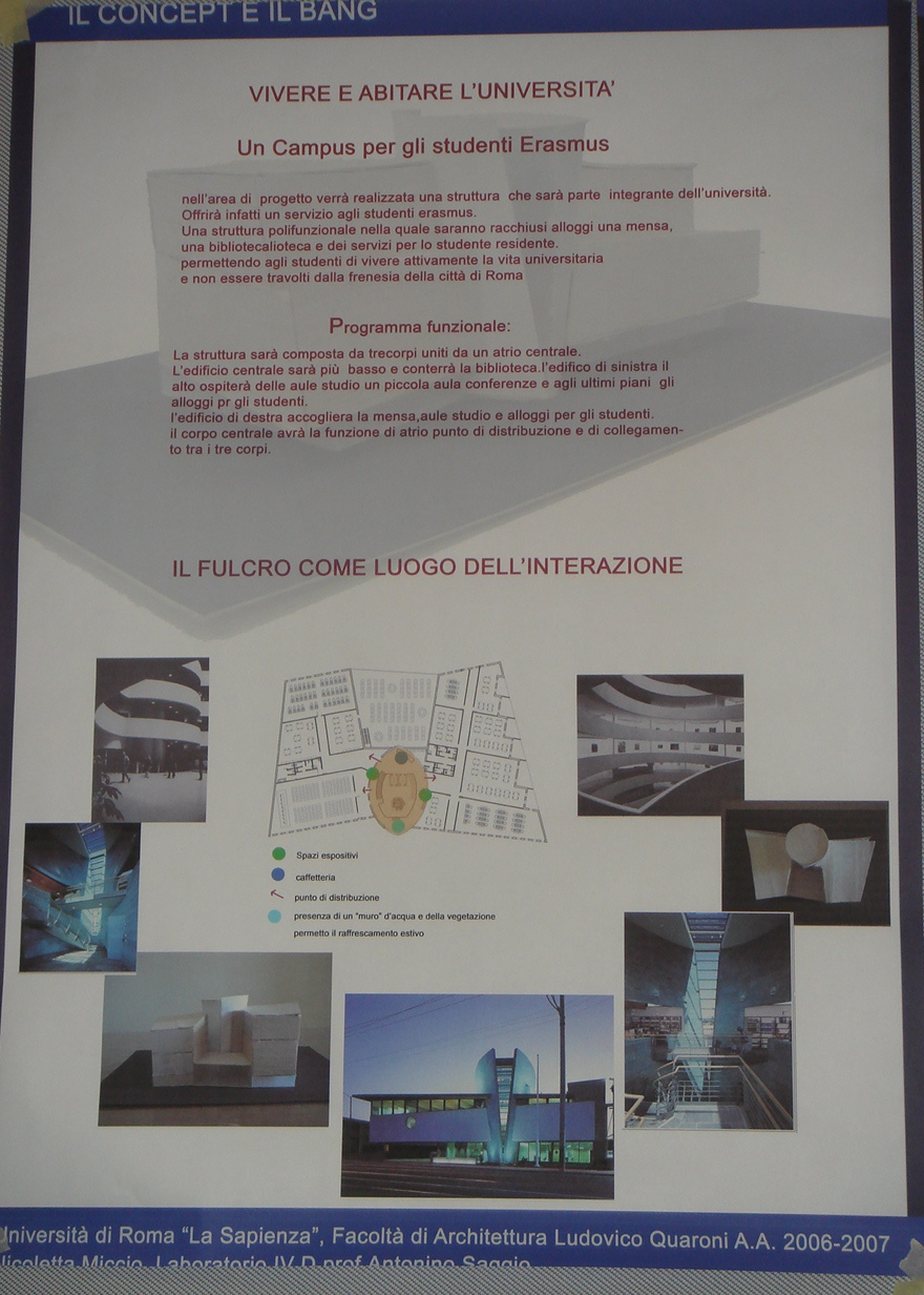 Miccio LAb IVd Prof. Antonino Saggio Architettura la sapienza Roma 2007