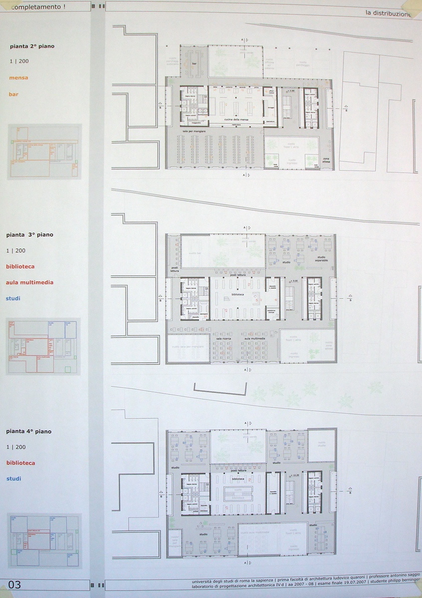 Berninger Lab IVd Prof. Antonino Saggio Architettura la sapienza Roma 2007